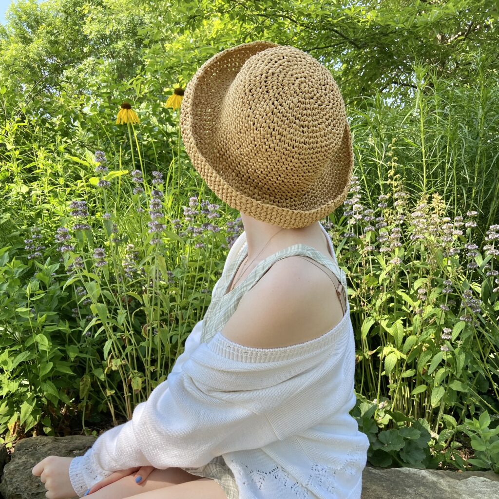 Crochet garden hat online