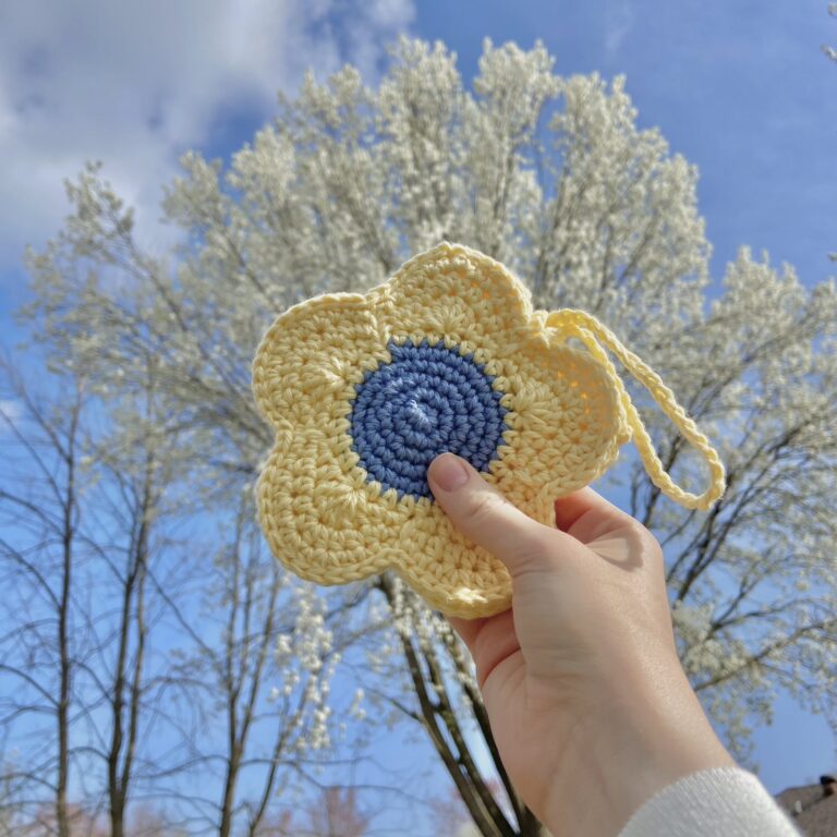 BeginnerFriendly Daisy Flower Coaster FREE Pattern + Video Tutorial